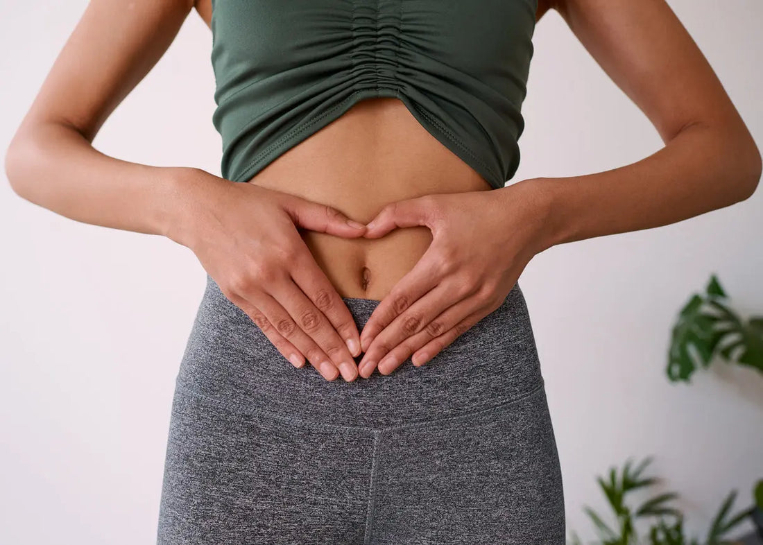Cup of Sporganix mushroom coffee on table supporting gut health